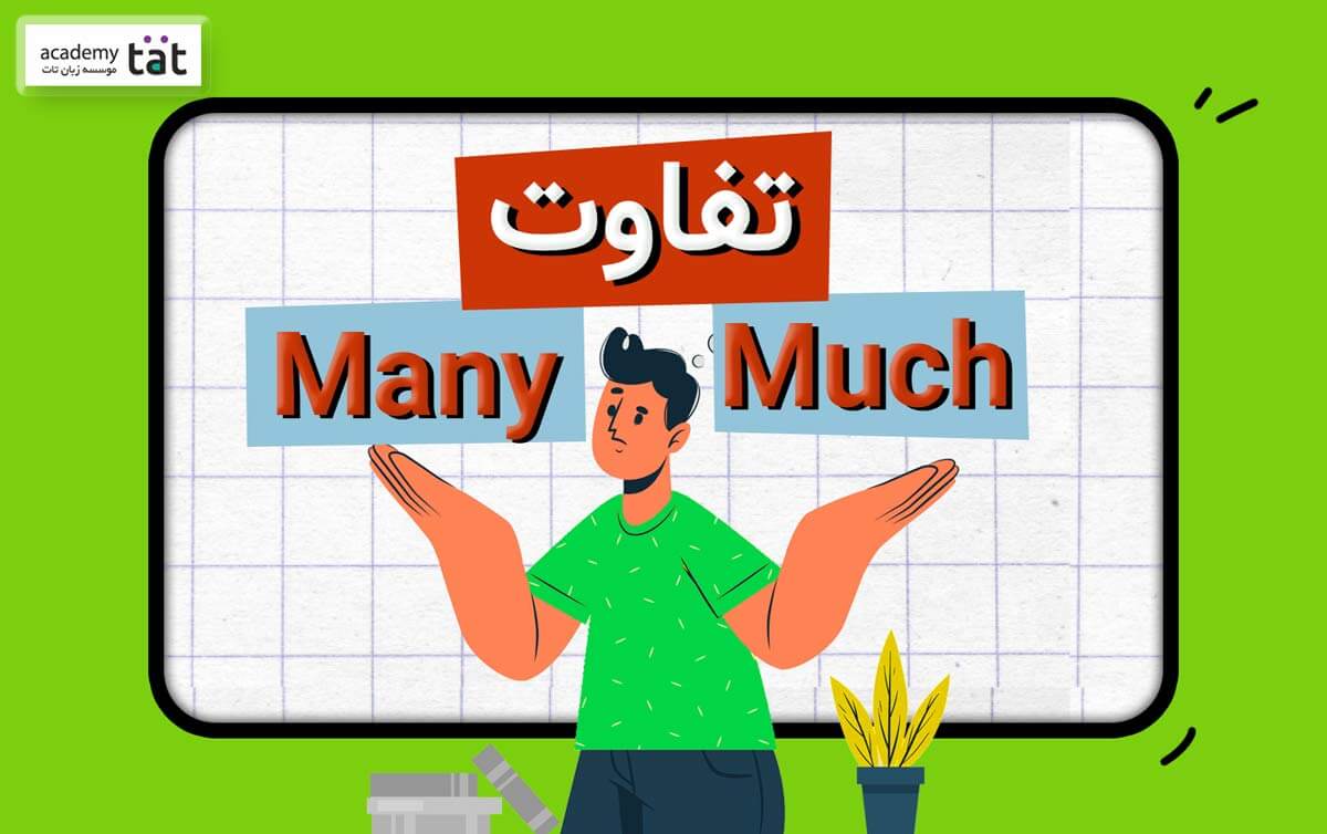 فرق much و many در زبان انگلیسی چیست؟ آموزش رایگان